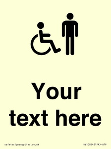 DV10854: Custom information: disabled and male