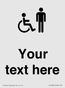 DV10854: Custom information: disabled and male