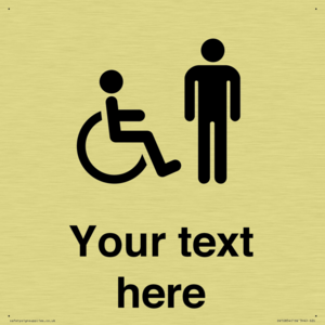 DV10854: Custom information: disabled and male