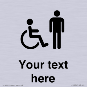 DV10854: Custom information: disabled and male