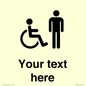 DV10854: Custom information: disabled and male