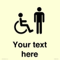 DV10854: Custom information: disabled and male