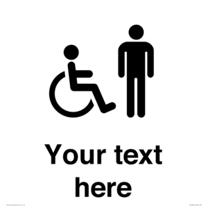 DV10854: Custom information: disabled and male