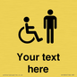 DV10854: Custom information: disabled and male