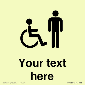 DV10854: Custom information: disabled and male