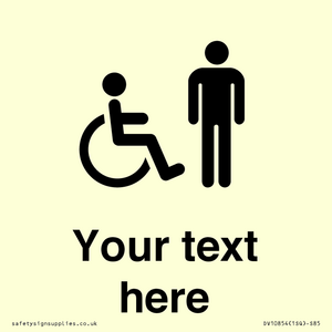 DV10854: Custom information: disabled and male
