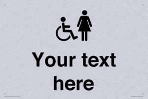 DV10856: Custom information: disabled and female