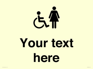 DV10856: Custom information: disabled and female