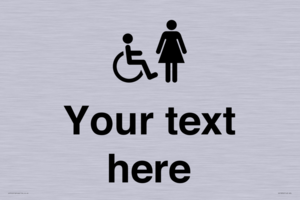 DV10856: Custom information: disabled and female