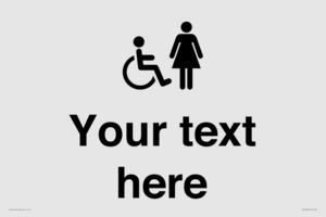 DV10856: Custom information: disabled and female