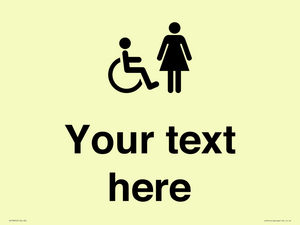 DV10856: Custom information: disabled and female