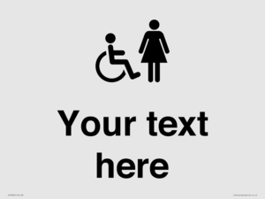 DV10856: Custom information: disabled and female