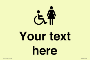 DV10856: Custom information: disabled and female