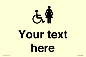DV10856: Custom information: disabled and female