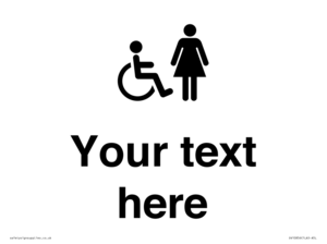 DV10856: Custom information: disabled and female