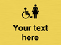 DV10856: Custom information: disabled and female