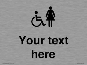DV10856: Custom information: disabled and female