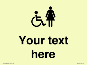 DV10856: Custom information: disabled and female