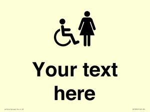 DV10856: Custom information: disabled and female
