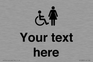 DV10856: Custom information: disabled and female