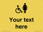 DV10856: Custom information: disabled and female