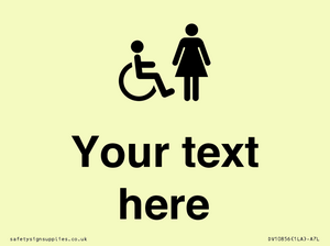 DV10856: Custom information: disabled and female