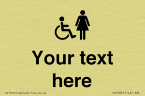 DV10856: Custom information: disabled and female