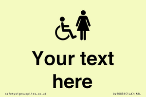 DV10856: Custom information: disabled and female