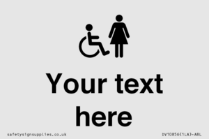 DV10856: Custom information: disabled and female