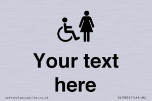 DV10856: Custom information: disabled and female