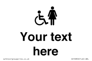 DV10856: Custom information: disabled and female