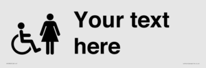 DV10856: Custom information: disabled and female