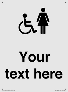 DV10856: Custom information: disabled and female