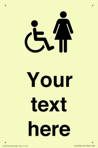 DV10856: Custom information: disabled and female