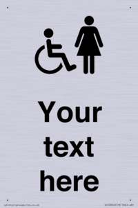 DV10856: Custom information: disabled and female