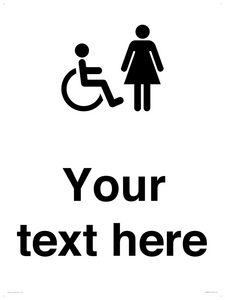 DV10856: Custom information: disabled and female