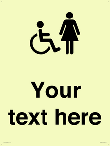 DV10856: Custom information: disabled and female