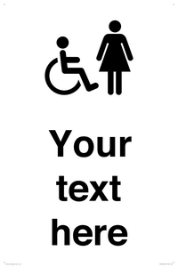 DV10856: Custom information: disabled and female