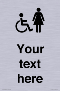 DV10856: Custom information: disabled and female