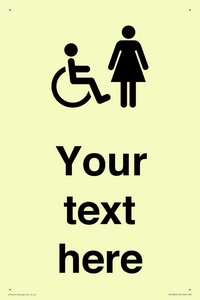 DV10856: Custom information: disabled and female