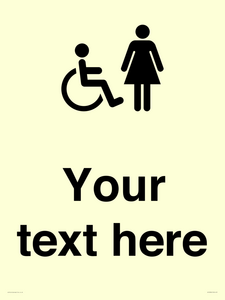 DV10856: Custom information: disabled and female