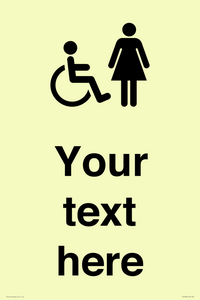 DV10856: Custom information: disabled and female