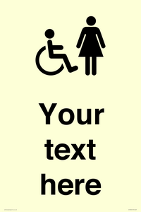 DV10856: Custom information: disabled and female