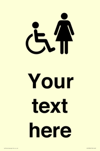 DV10856: Custom information: disabled and female