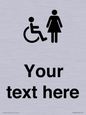 DV10856: Custom information: disabled and female