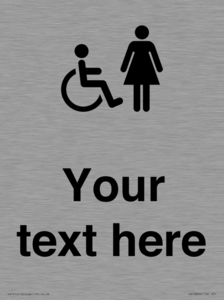 DV10856: Custom information: disabled and female