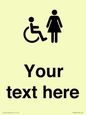 DV10856: Custom information: disabled and female