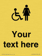 DV10856: Custom information: disabled and female