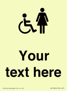 DV10856: Custom information: disabled and female