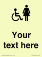 DV10856: Custom information: disabled and female
